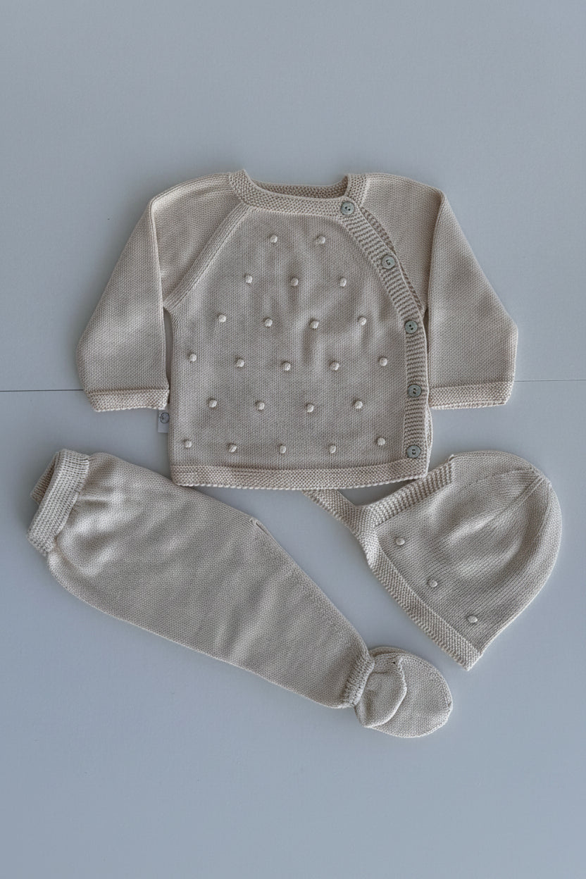 CONJUNTO MALHA DE TRICO 3 PEÇAS