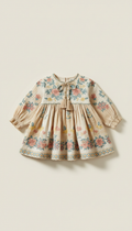 Printed boho baby dress