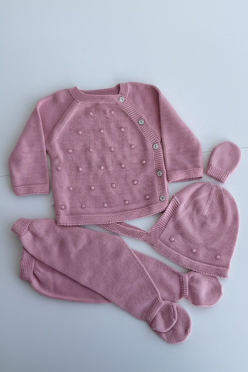 CONJUNTO MALHA DE TRICO 3 PEÇAS