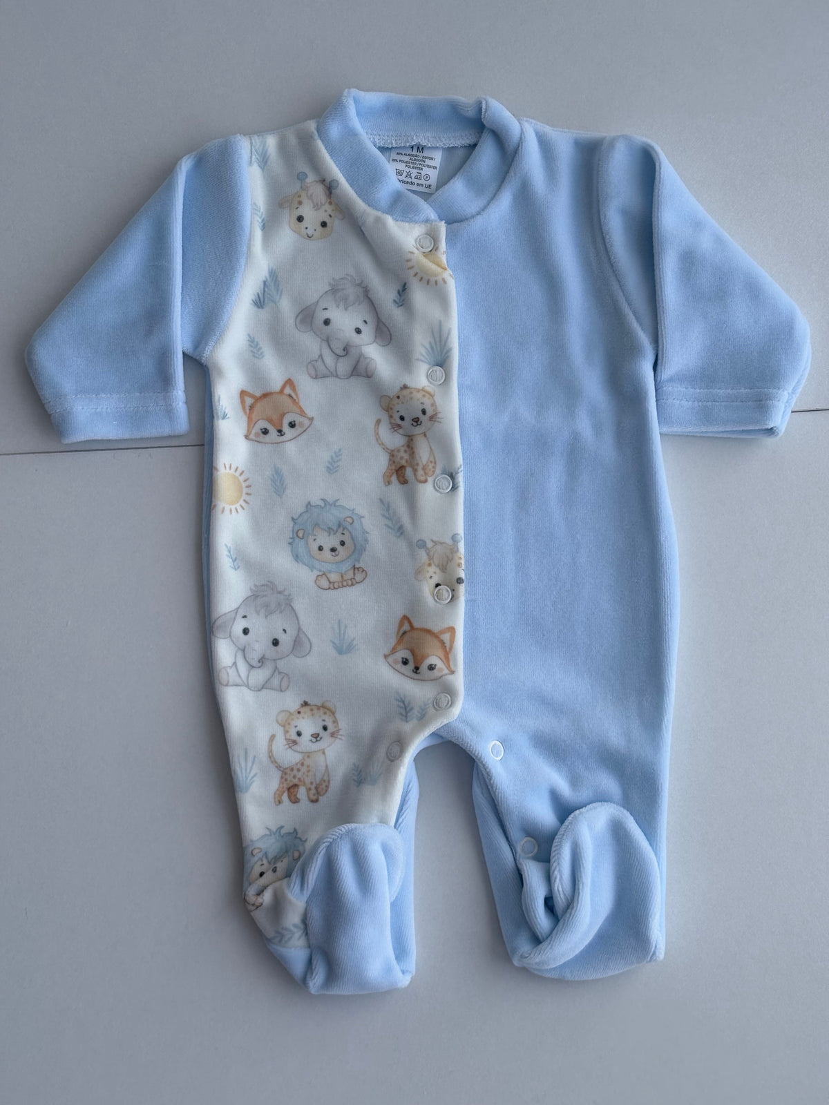 Conjunto babygrow + body e colante +gorro