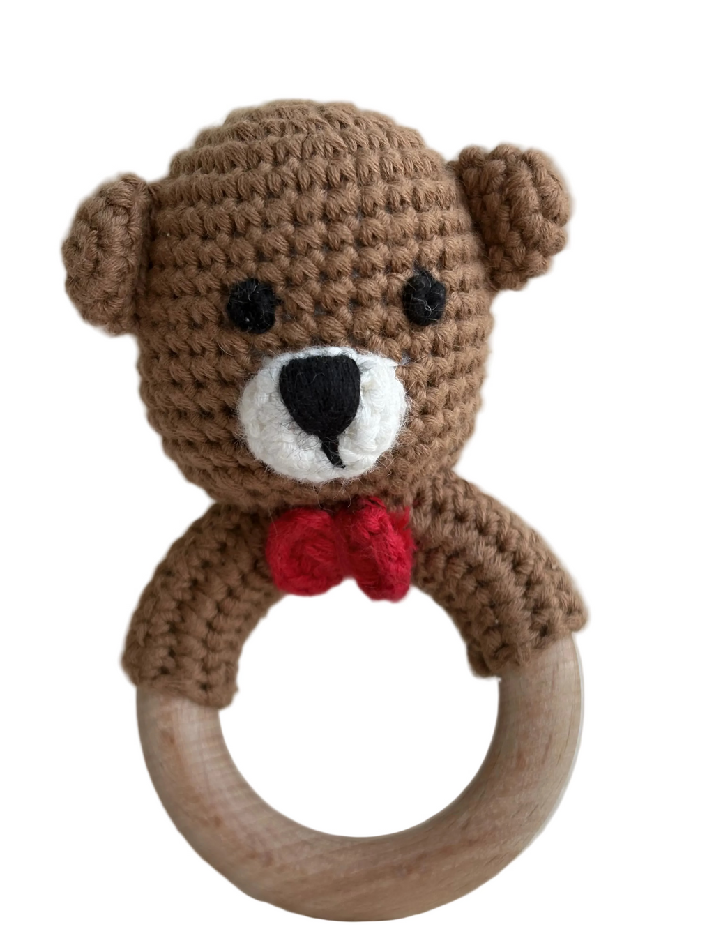 Conjunto Urso 4 Peças (Boneco+Chocalho+Manta+Babete)