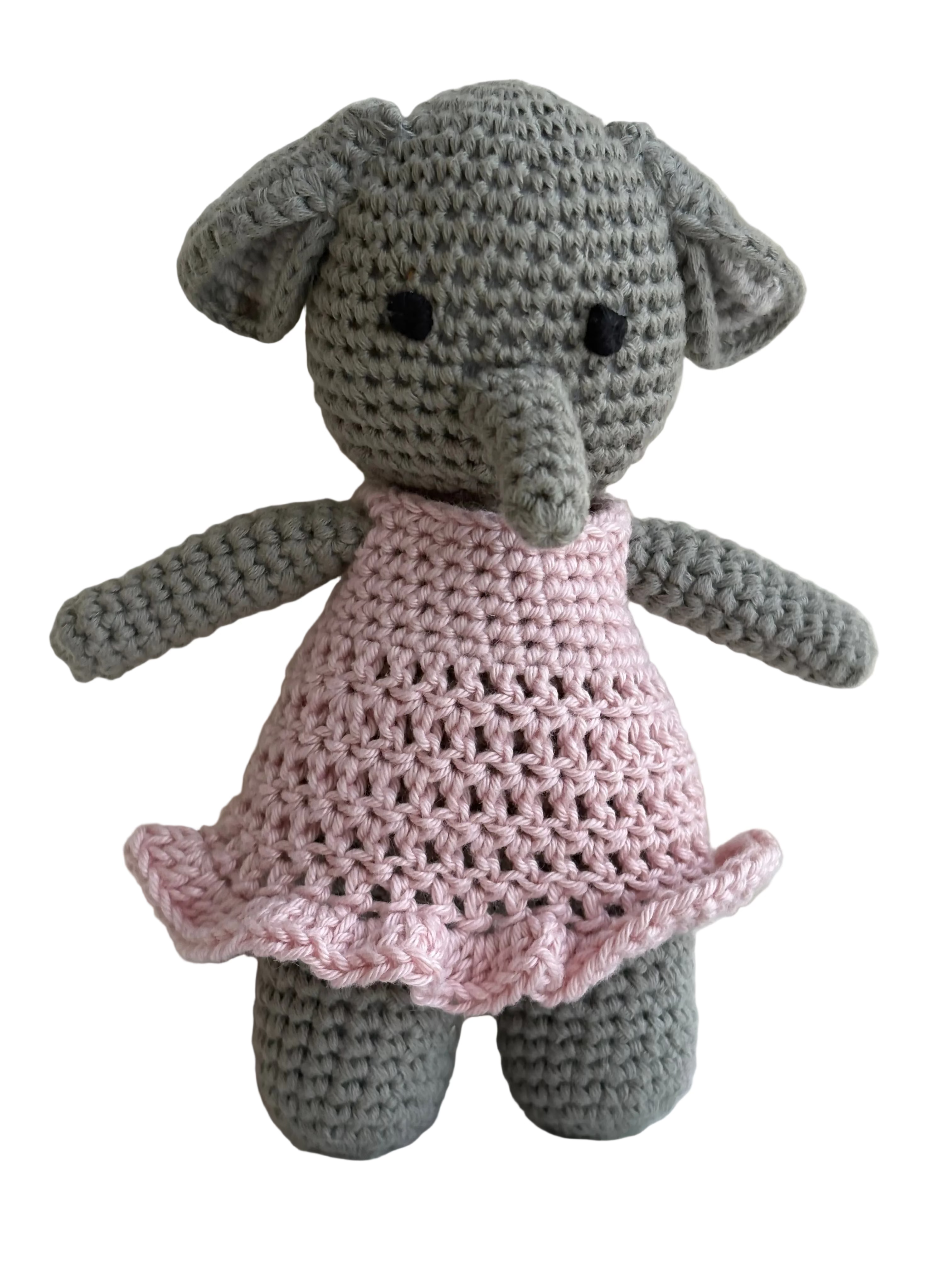 Conjunto Elefante 4 Peças (Peluche+Chocalho+Manta+Babete)